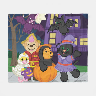 Webkinz Halloween Trick or Treat Fleece Blanket