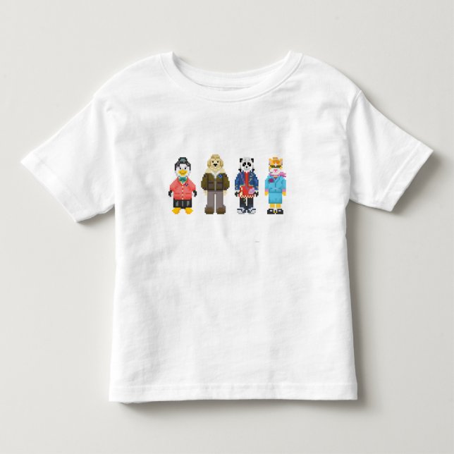 Webkinz Pixel Hosts Toddler T-Shirt (Front)