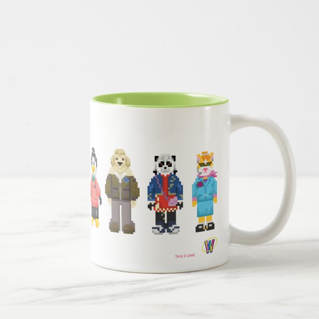 Webkinz Pixel Hosts Two-Tone Coffee Mug (Right)