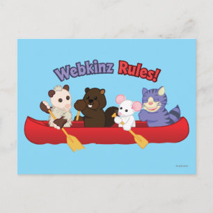 Webkinz   Webkinz Rules Canoe Trip 2 Postcard
