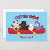 Webkinz | Webkinz Rules Canoe Trip Thank You Card (Front/Back)