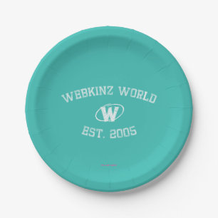 Webkinz World Est. 2005 Paper Plate