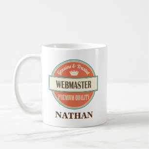 Webmaster Personalised Office Mug Gift