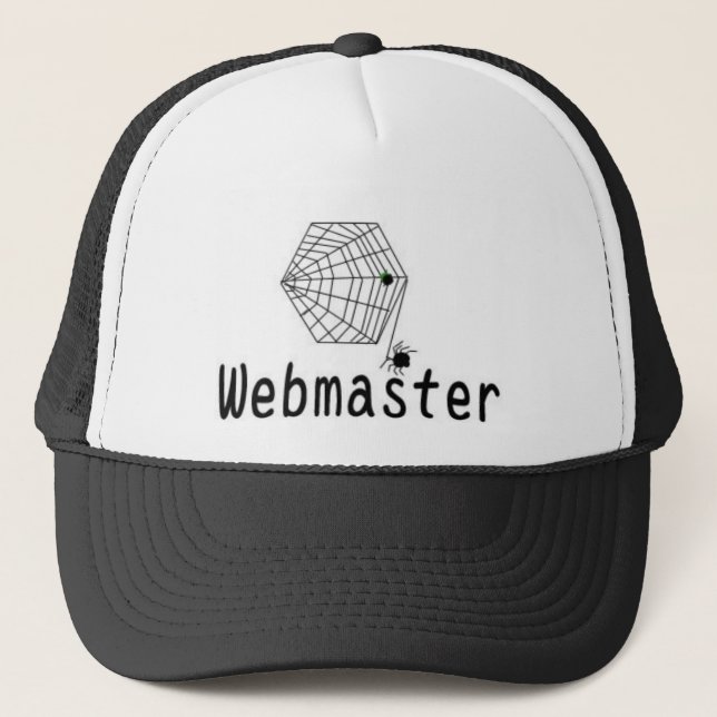 webmaster. trucker hat (Front)