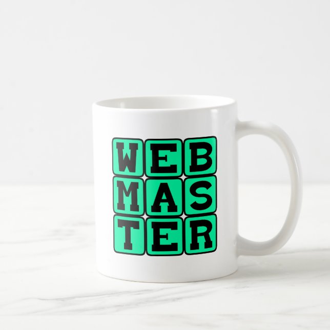 Webmaster, Web Architect Coffee Mug (Right)