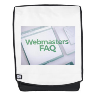Webmasters FAQ Backpack
