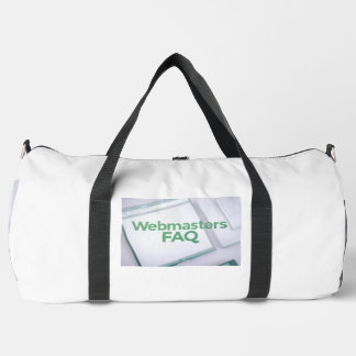 WebMasters FAQ Duffle Bag