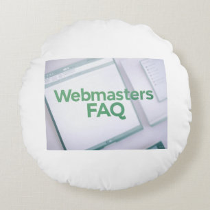 WebMasters FAQ Round Cushion