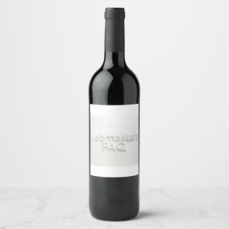 Webmasters FAQ Wine Label