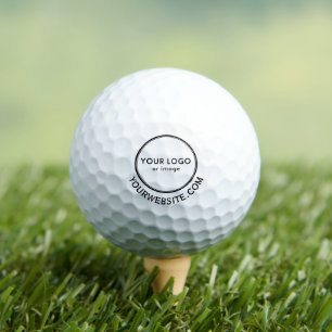 Website and Your logo here Golf Balls