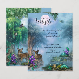 Website Bioluminescent Elegance Wedding Collection Enclosure Card