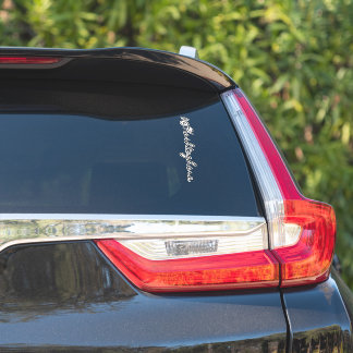 Website Business  Name Window Script Car Sticker