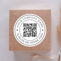 Website Link QR Code Minimal Business Name