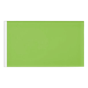 Website with a Green Background and White Border  Name Tag