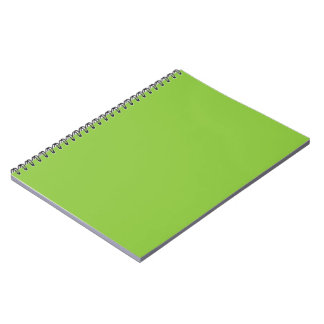 Website with a Green Background and White Border  Notebook