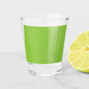 Website with a Green Background and White Border  Shot Glass