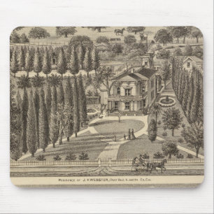 Webster, Badger residences Mouse Mat