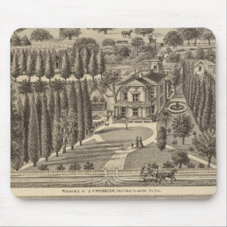 Webster, Badger residences Mouse Mat