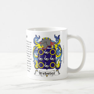 Webster Family Coat of Arms Mug