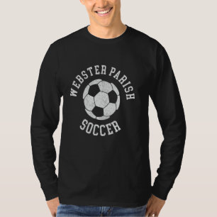 Webster Parish Soccer Retro Distressed 90's Vintag T-Shirt