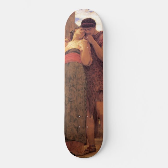 Wedded Bliss (by Frederic Leighton) Skateboard (Front)