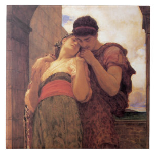 Wedded Bliss (by Frederic Leighton) Tile