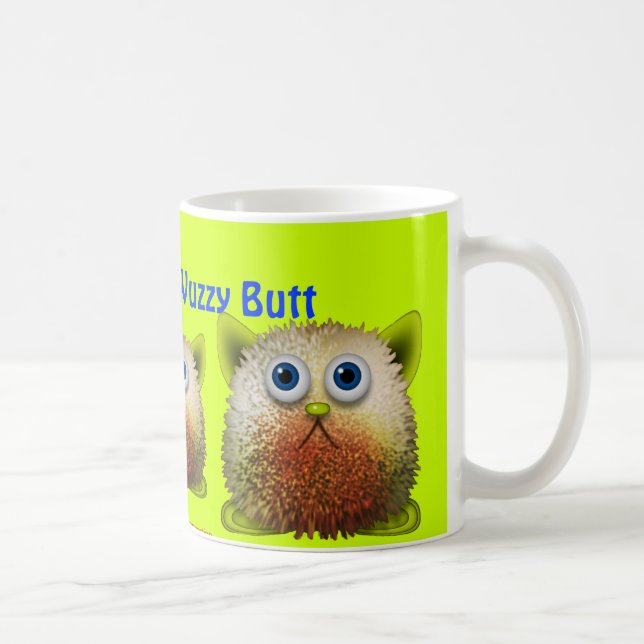 Weddell the Cuddly Wuzzy-Butt Drinking Mug (Right)