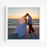 Wedding 12"x12" photo print<br><div class="desc">A square 12x12 photo enlargement print wall art.
Add your own personalised text to create a personalised touch. 
If you have a landscape or portrait photo,  you can either crop your image ahead of time or use the dynamic crop feature right here in the system.</div>