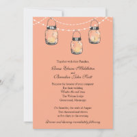 Wedding - 3 Hanging Mason Jars