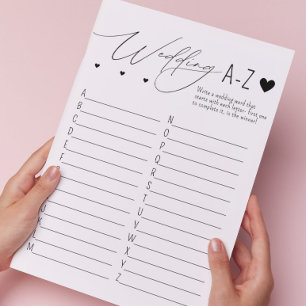 Wedding ABC Game Custom Letterhead