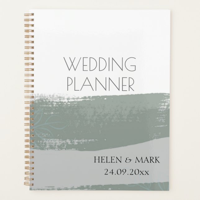 Wedding abstract customise planner (Front)