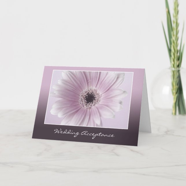 Wedding Acceptance Card (Front)