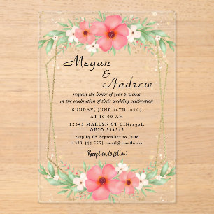 WEDDING Acrylic Invitations