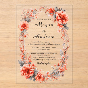 WEDDING Acrylic Invitations