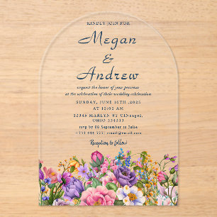 WEDDING Acrylic Invitations