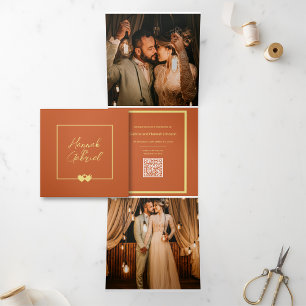 Wedding Add Photo Announcement Card