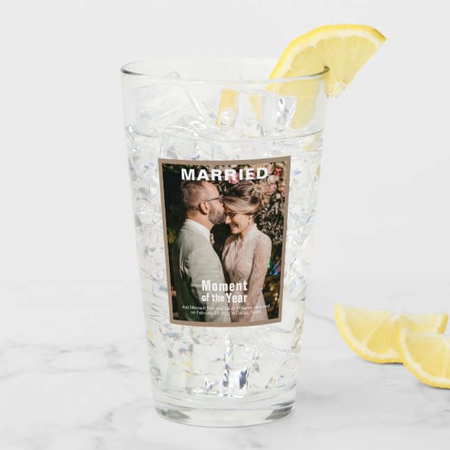 Wedding Add Photo Glass (Back Ice)