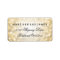 Wedding Address Gold Glitter Lights