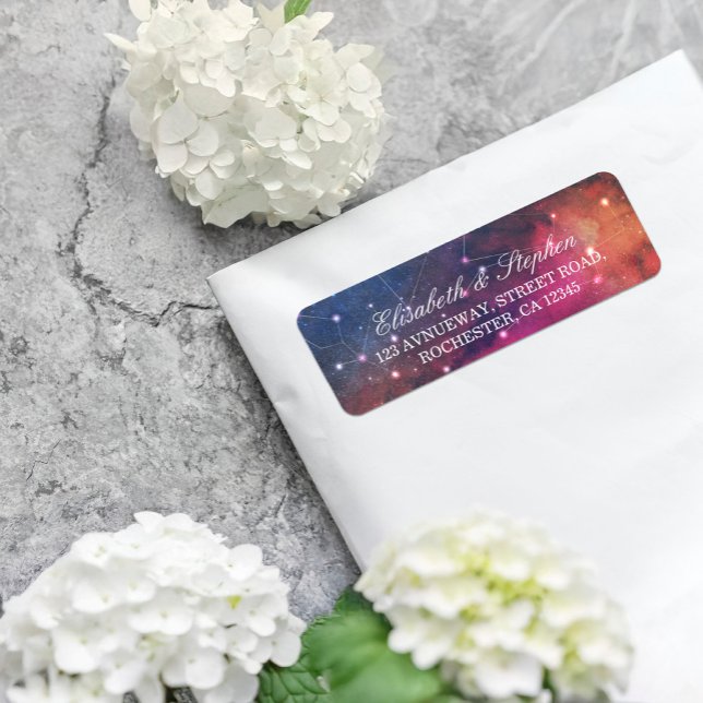 Wedding Address Gorgeous Star Nebula Constellation (Creator Uploaded)