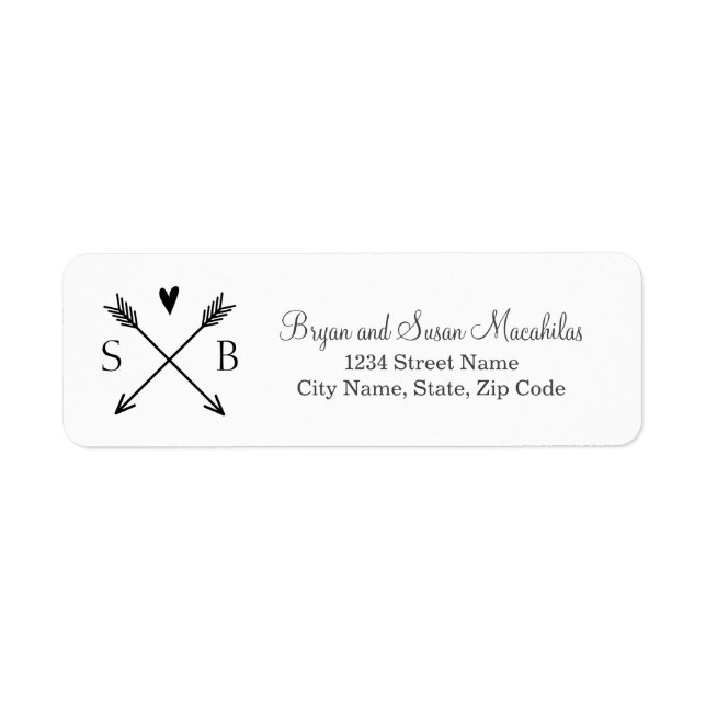 Wedding Address Label (Front)
