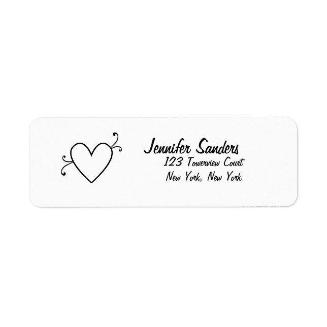 Wedding Address Labels (Front)
