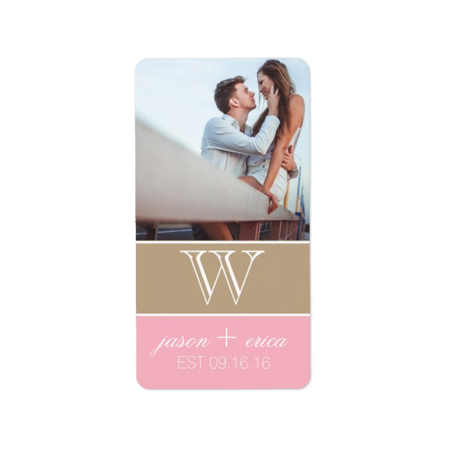 Wedding Address or Wine Bottle Labels | Weddings (Front)