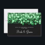 Wedding Advice Card Party Sparkles Green<br><div class="desc">Elegant bridal shower / wedding shower " Wedding Advice Card " for the bride and groom with glamourous Party Sparkles Green and custom text. Impress your family and friends with this stylish and modern design. Fully customisable! Easy to use and easy to personalise. Order Today!</div>