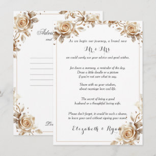 Wedding Advice Good Wishes Sugar Candy Roses