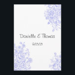 Wedding Advice, Lavender Flowers Comment Advice Card<br><div class="desc">Fun card for your guests.You can change "I thought" to "I Shouted",  or "I Screamed",  have fun with it. Personalise text to any silly,  fun questions or comments you want.</div>