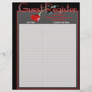 Wedding Album Guestbook Pages