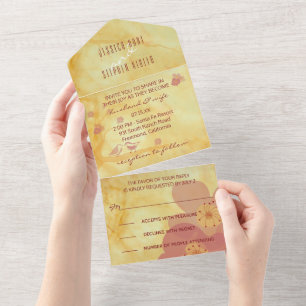 Wedding All N One Invite Asian Influence Love Bird