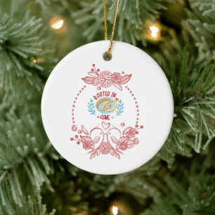 Wedding and Anniversary POD Ideas Ceramic Tree Decoration