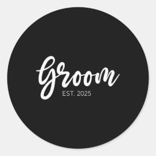 Wedding And Couple Matching Gift Shop And More Bla Classic Round Sticker