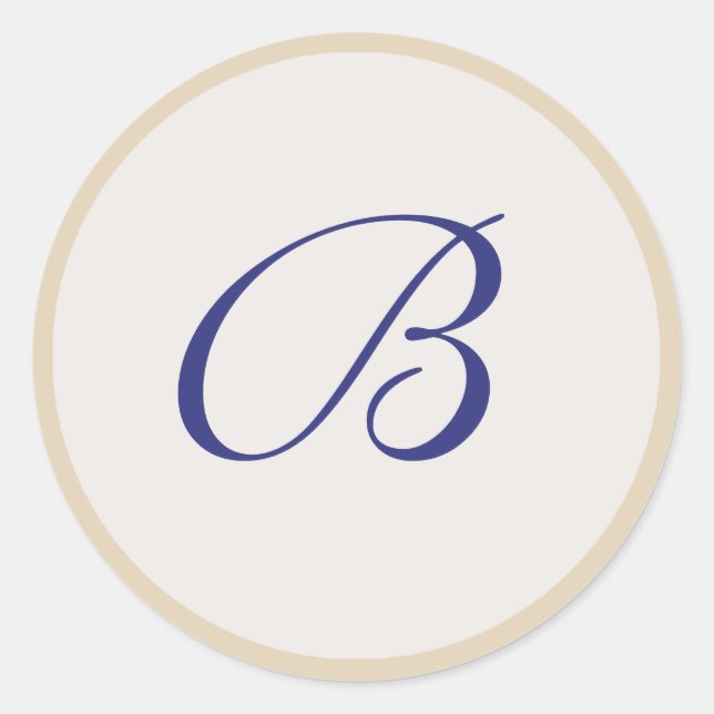 Wedding and  Event Envelope Seal Sticker (Front)